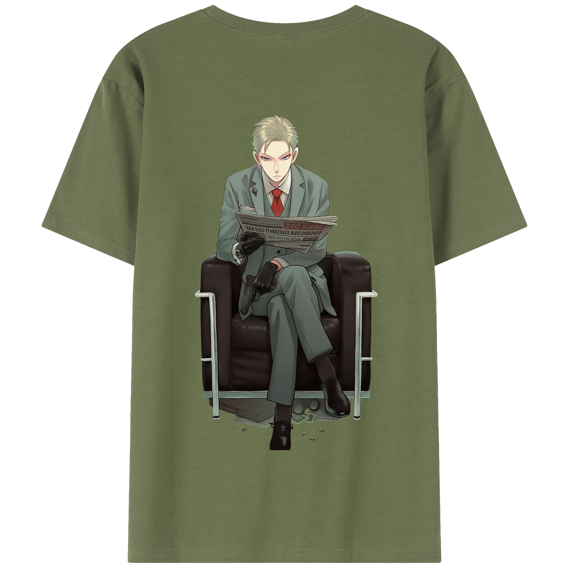 （画像用） SPY×FAMILY间谍家家酒 綿100％半袖Tシャツ（背面プリント）